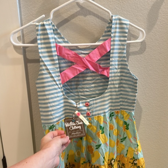 New Matilda Jane Brand Sweet Treat Maxi Dress Girls Teen Size 12 Floral Flower - Picture 12 of 15